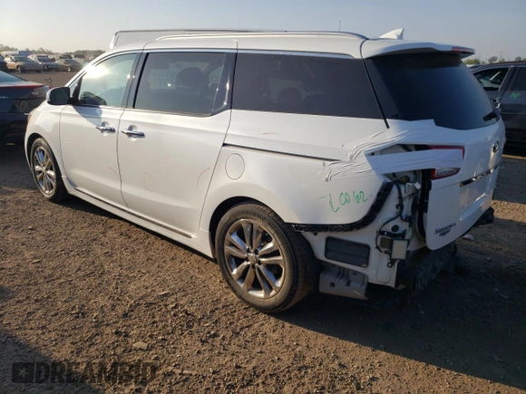 2016 Kia Sedona SX-L with VIN KNDME5C16G6132479, listed as a Copart auction lot 66781744 with 116,663 mi miles and Salvage Title. Bid and sale history available at carsss.com. Image 2.
