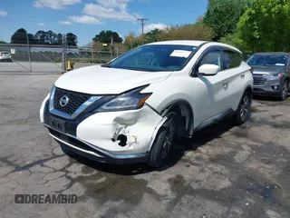 2022 Nissan Murano S z VIN 5N1AZ2AS0NC115785, wystawiony jako IAAI lot #42055354 z przebiegiem 38 536 mil mil oraz . Historia ofert i sprzedaży dostępna na DreamBid. Obrazek 2.