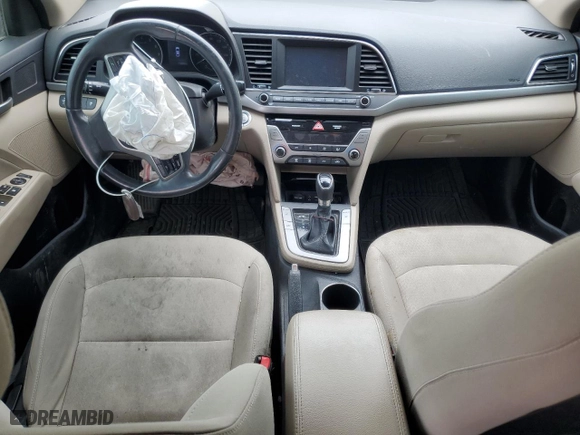 2017 Hyundai Elantra SE with VIN 5NPD84LF4HH027735, listed as a Copart auction lot 49475565 with 118,206 mi miles and Salvage Title. Bid and sale history available at carsss.com. Image 8.
