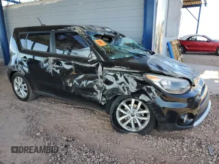 2018 Kia Soul + with VIN KNDJP3A58J7564855, listed as a Copart auction lot 54271355 with 92,384 mi miles and Salvage Title. Bid and sale history available at carsss.com. Image 4.