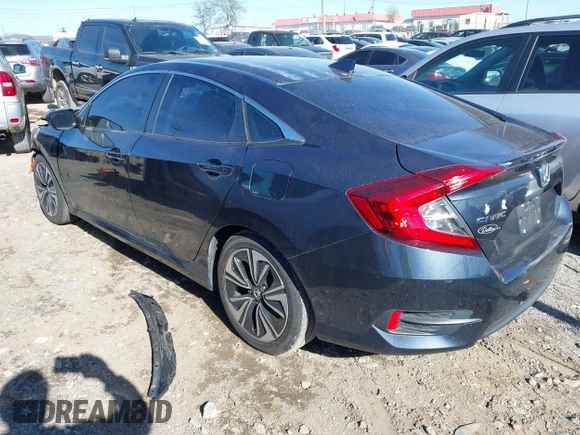 2017 Honda Civic EX-T with VIN 2HGFC1F33HH652645, listed as a IAAI auction lot 41441890 with Not Provided miles. Bid and sale history available at carsss.com. Image 3.