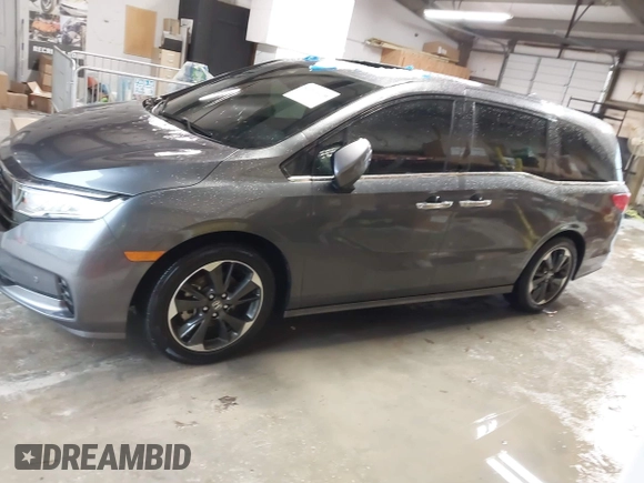 2024 Honda Odyssey Elite with VIN 5FNRL6H97RB031524, listed as a IAAI auction lot 41928350 with 11,681 mi miles. Bid and sale history available at carsss.com. Image 14.