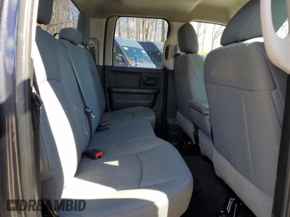 2018 Ram 1500 Tradesman z VIN 1C6RR7FM7JS273045, wystawiony jako Copart lot #49614095 z przebiegiem 68 568 mil mil oraz Czysty tytuł • Clean title. Historia ofert i sprzedaży dostępna na DreamBid. Obrazek 10.