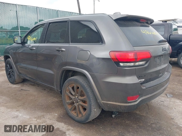 2018 Jeep Grand Cherokee Altitude z VIN 1C4RJFAGXJC190814, wystawiony jako IAAI lot #42660901 z przebiegiem 127 632 mil mil oraz . Historia ofert i sprzedaży dostępna na DreamBid. Obrazek 3.