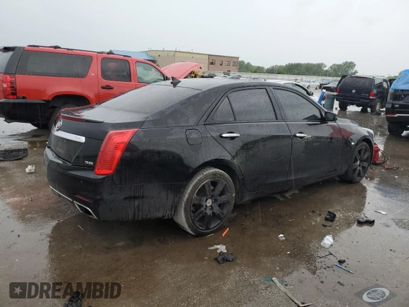 2014 Cadillac CTS Premium AWD with VIN 1G6AZ5S37E0131094, listed as a Copart auction lot 59180975 with 119,592 mi miles and Salvage title. Bid and sale history available at DreamBid. Image 3.