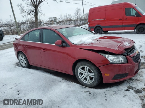 2013 Chevrolet Cruze 1LT with VIN 1G1PC5SB6D7314663, listed as a Copart auction lot 47181535 with 158,313 mi miles and Salvage Title. Bid and sale history available at carsss.com. Image 4.
