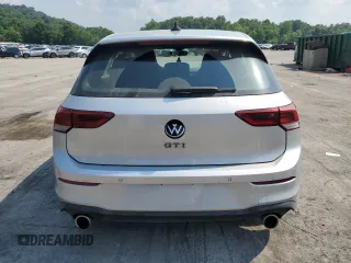 2022 Volkswagen Golf GTI SE with VIN WVWN87CD3NW125990, listed as a Copart auction lot 59822194 with 37,573 mi miles and Salvage Title. Bid and sale history available at carsss.com. Image 6.