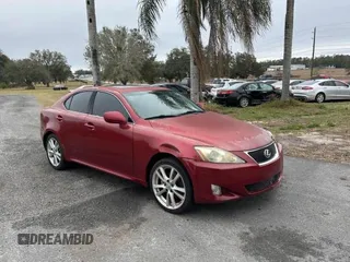 2006 Lexus IS 250 with VIN JTHCK262762007289, listed as a Copart auction lot 42419795 with 106,668 mi miles and Clean Title. Bid and sale history available at DreamBid. Image 1.