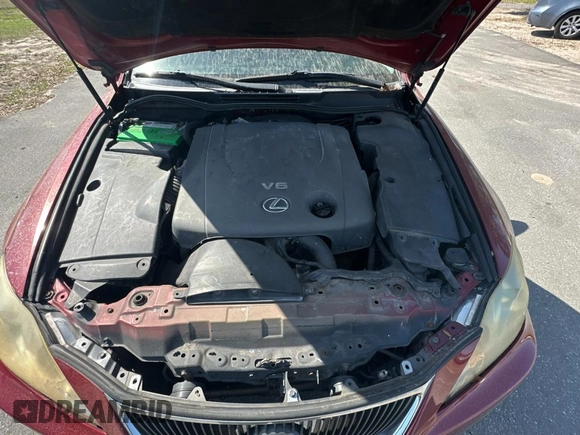 2006 Lexus IS 250 with VIN JTHCK262762007289, listed as a Copart auction lot 45382615 with 106,668 mi miles and Clean Title. Bid and sale history available at DreamBid. Image 7.