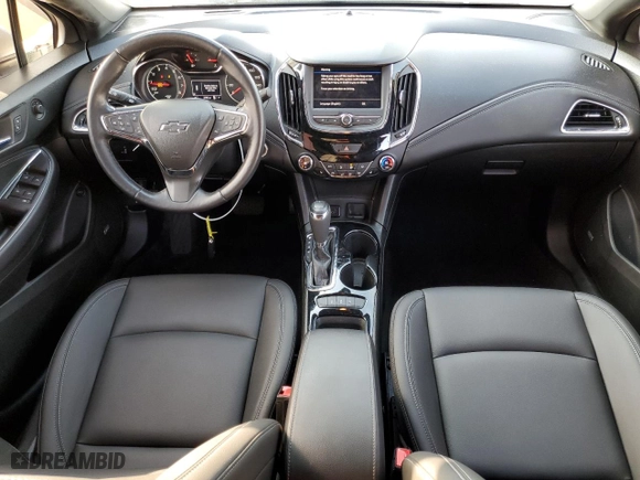 2019 Chevrolet Cruze Premier with VIN 1G1BF5SM8K7127201, listed as a Copart auction lot 87017734 with 23,155 mi miles and Salvage Title. Bid and sale history available at carsss.com. Image 8.