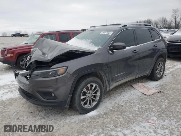 2019 Jeep Cherokee Latitude Plus with VIN 1C4PJMLX9KD347043, listed as a Copart auction lot 84671434 with 69,075 mi miles and Salvage Title. Bid and sale history available at carsss.com. Image 1.