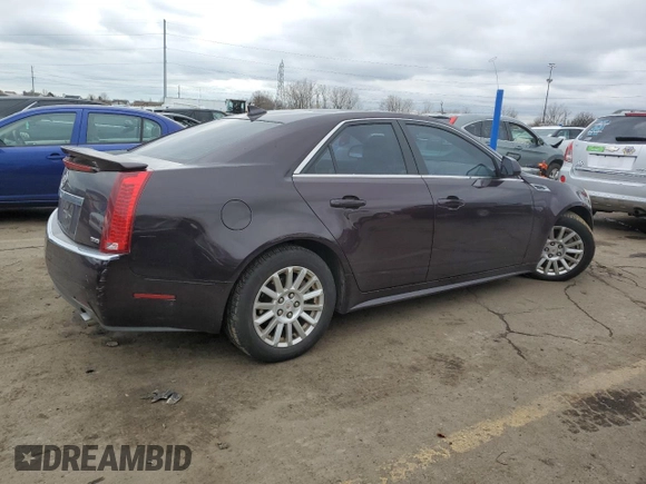 2010 Cadillac CTS Performance with VIN 1G6DL5EV1A0123756, listed as a Copart auction lot 80929064 with 179,859 mi miles and Salvage Title. Bid and sale history available at carsss.com. Image 3.