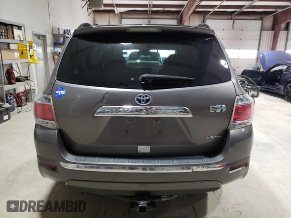2011 Toyota Highlander Limited with VIN JTEDC3EH6B2001004, listed as a Copart auction lot 48986625 with 249,741 mi miles and Salvage title. Bid and sale history available at DreamBid. Image 6.