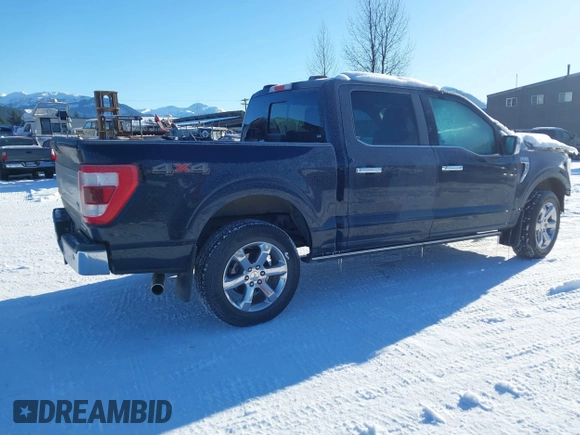 2022 Ford F-150 XL with VIN 1FTFW1E89NFA90976, listed as a IAAI auction lot 41529175 with 10,241 mi miles. Bid and sale history available at carsss.com. Image 4.
