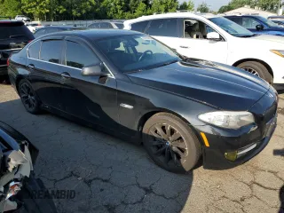 2013 BMW 5 Series 528i xDrive with VIN WBAXH5C57DDW14647, listed as a Copart auction lot 62953695 with 169,448 mi miles and Non repairable. Bid and sale history available at DreamBid. Image 4.