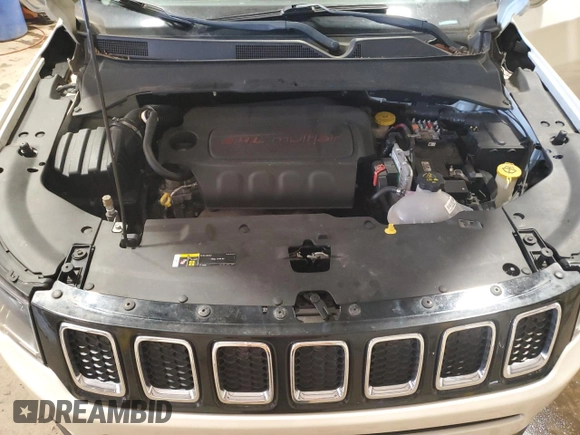 2018 Jeep Compass Limited with VIN 3C4NJDCBXJT222508, listed as a Copart auction lot 48027175 with 81,575 mi miles and Clean Title. Bid and sale history available at DreamBid. Image 12.