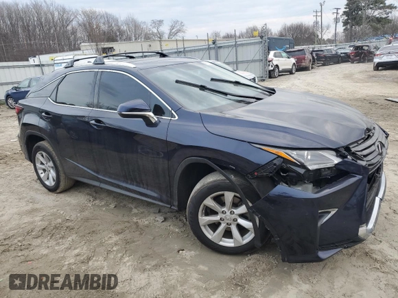 2016 Lexus RX 350 with VIN 2T2BZMCA9GC044715, listed as a Copart auction lot 46623775 with 114,754 mi miles and Salvage Title. Bid and sale history available at DreamBid. Image 4.
