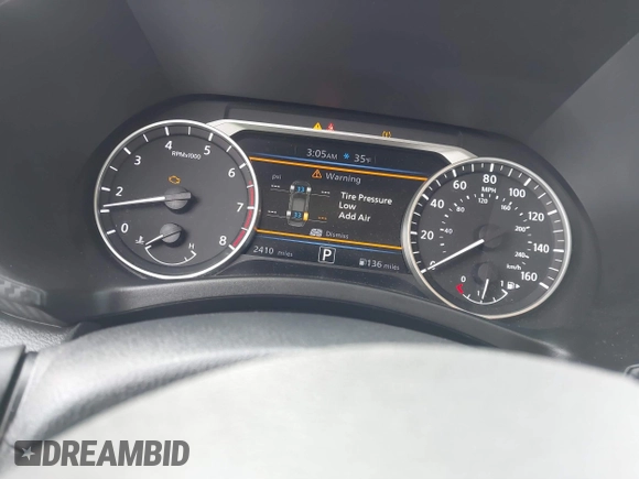 2024 Nissan Sentra SV with VIN 3N1AB8CV5RY315676, listed as a IAAI auction lot 41538052 with 2,410 mi miles and . Bid and sale history available at DreamBid. Image 7.