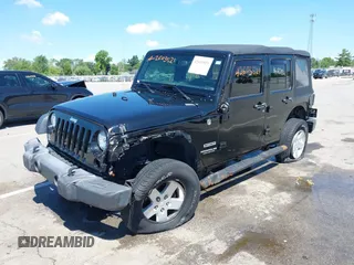 2017 Jeep Wrangler Unlimited Sport with VIN 1C4BJWDG7HL544974, listed as a IAAI auction lot 42603521 with 96,878 mi miles and . Bid and sale history available at DreamBid. Image 6.
