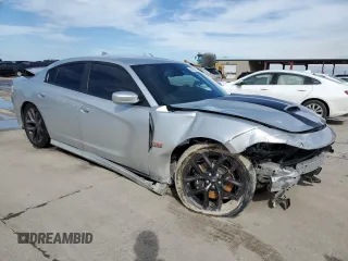 2020 Dodge Charger Scat Pack Widebody z VIN 2C3CDXGJ6LH175883, wystawiony jako Copart lot #43431835 z przebiegiem 27 030 mil mil oraz Szkoda całkowita • Salvage title. Historia ofert i sprzedaży dostępna na DreamBid. Obrazek 4.