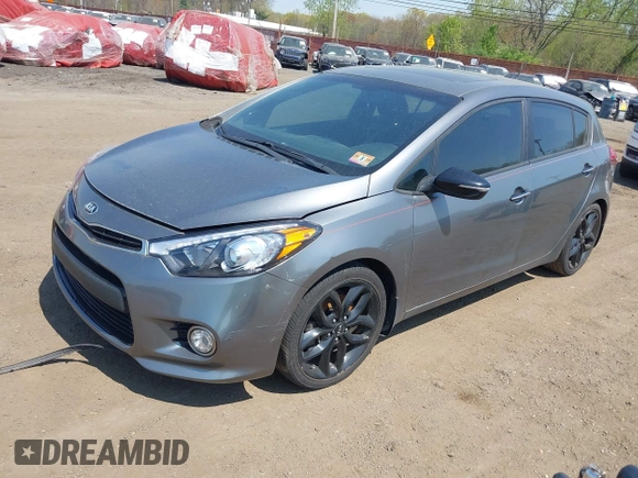 2015 Kia Forte 5-Door SX with VIN KNAFZ5A35F5266838, listed as a IAAI auction lot 42115081 with 80,983 mi miles. Bid and sale history available at carsss.com. Image 2.