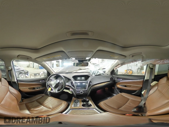 2020 Acura MDX w/Advance Pkg with VIN 5J8YD4H84LL013136, listed as a Copart auction lot 45518445 with 0 mi miles and Salvage Title. Bid and sale history available at carsss.com. Image 14.