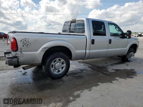 2014 Ford F-250 XL with VIN 1FT7W2B67EEB53642, listed as a Copart auction lot 58520585 with 281,417 mi miles and Salvage title. Bid and sale history available at DreamBid. Image 3.