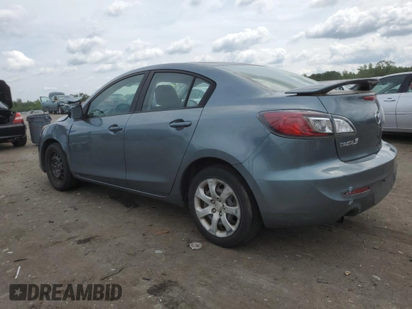 2013 Mazda 3 i Sport with VIN JM1BL1UP2D1790477, listed as a Copart auction lot 57249185 with 104,480 mi miles and Clean title. Bid and sale history available at DreamBid. Image 2.