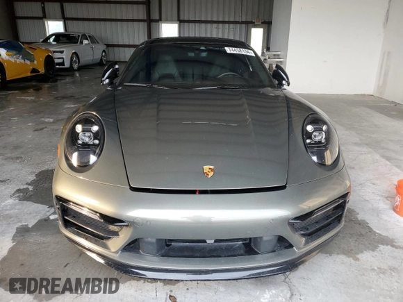 2023 Porsche 911 Carrera S with VIN WP0AB2A97PS220998, listed as a Copart auction lot 74458134 with 0 mi miles and Salvage Title. Bid and sale history available at carsss.com. Image 5.