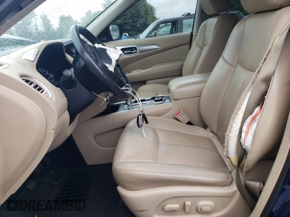 2017 Nissan Pathfinder SL with VIN 5N1DR2MM0HC648797, listed as a Copart auction lot 57584855 with 176,523 mi miles and Salvage title. Bid and sale history available at DreamBid. Image 7.