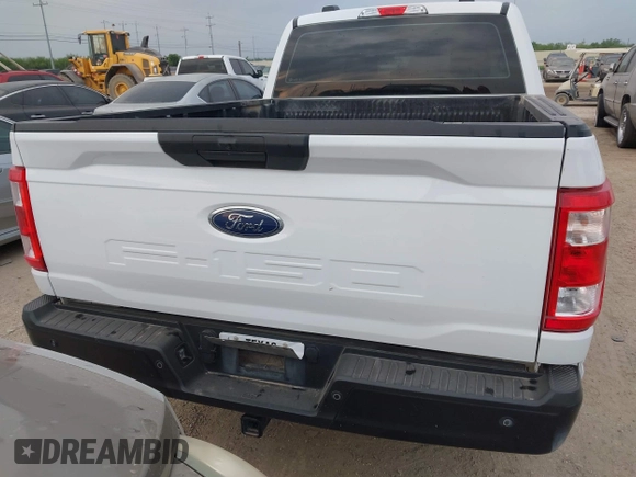 2022 Ford F-150 XL with VIN 1FTFW1E51NKE67183, listed as a IAAI auction lot 42123925 with 100,877 mi miles. Bid and sale history available at carsss.com. Image 16.