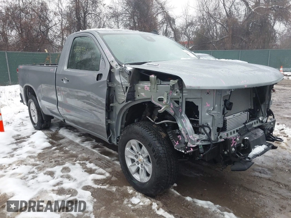 2025 Chevrolet Silverado 1500 with VIN 3GCNKAEK9SG135962, listed as a IAAI auction lot 41557952 with 901 mi miles and . Bid and sale history available at DreamBid. Image 1.
