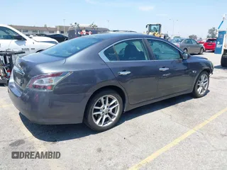 2013 Nissan Maxima S with VIN 1N4AA5AP5DC843874, listed as a IAAI auction lot 42495096 with 250,093 mi miles and . Bid and sale history available at DreamBid. Image 4.