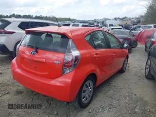 2012 Toyota Prius One with VIN JTDKDTB37C1003563, listed as a IAAI auction lot 41946923 with 125,636 mi miles. Bid and sale history available at carsss.com. Image 4.