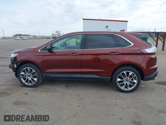 2016 Ford Edge Titanium with VIN 2FMPK4K86GBB31442, listed as a IAAI auction lot 41854898 with 79,599 mi miles. Bid and sale history available at carsss.com. Image 15.