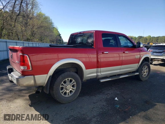 2015 Ram 2500 Laramie with VIN 3C6UR5FL2FG600407, listed as a Copart auction lot 50153195 with 201,064 mi miles and Salvage Title. Bid and sale history available at carsss.com. Image 3.