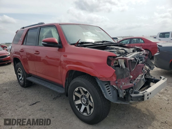 2021 Toyota 4Runner TRD Off Road Premium with VIN JTERU5JR0M5930118, listed as a Copart auction lot 52259695 with Not provided miles and Salvage title. Bid and sale history available at DreamBid. Image 4.