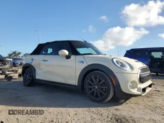 2018 MINI Convertible Cooper S with VIN WMWWG9C54J3E38540, listed as a Copart auction lot 85051124 with 33,589 mi miles and Salvage Title. Bid and sale history available at carsss.com. Image 4.