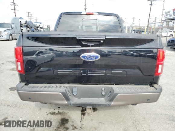 2020 Ford F-150 XL with VIN 1FTEW1C4XLFA74777, listed as a Copart auction lot 54531225 with 89,562 mi miles and Salvage Title. Bid and sale history available at carsss.com. Image 6.