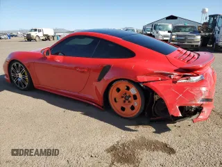 2015 Porsche 911 Turbo S with VIN WP0AD2A9XFS166153, listed as a Copart auction lot 49815853 with 20,184 mi miles. Bid and sale history available at carsss.com. Image 2.