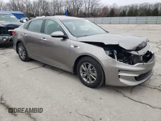 2016 Kia Optima LX Turbo with VIN 5XXGT4L10GG011106, listed as a Copart auction lot 43805715 with 81,747 mi miles and Salvage Title. Bid and sale history available at carsss.com. Image 4.