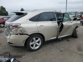 2012 Lexus RX 350 with VIN 2T2BK1BA5CC147158, listed as a Copart auction lot 52593775 with 0 mi miles and Salvage Title. Bid and sale history available at carsss.com. Image 3.