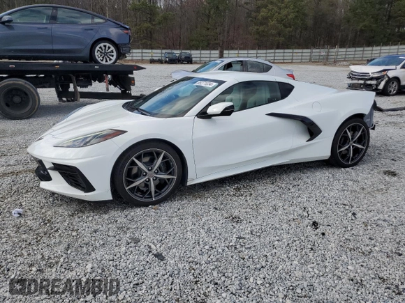 2022 Chevrolet Corvette 1LT with VIN 1G1YA2D41N5112902, listed as a Copart auction lot 85271034 with 16,782 mi miles and Salvage Title. Bid and sale history available at carsss.com. Image 1.