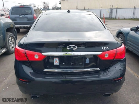 2017 Infiniti Q50 3.0t Signature Edition with VIN JN1EV7AP7HM741104, listed as a IAAI auction lot 41434197 with NaN miles. Bid and sale history available at carsss.com. Image 17.