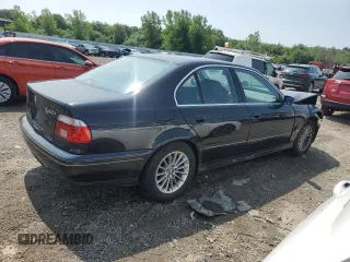 2003 BMW 5 Series 540i z VIN WBADN63413GN89699, wystawiony jako Copart lot #60373545 z przebiegiem 243 882 mil mil oraz Czysty tytuł • Clean title. Historia ofert i sprzedaży dostępna na DreamBid. Obrazek 3.