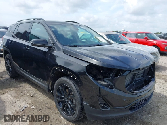 2019 GMC Terrain SLT with VIN 3GKALPEV7KL286366, listed as a IAAI auction lot 41948605 with 89,789 mi miles. Bid and sale history available at carsss.com. Image 1.