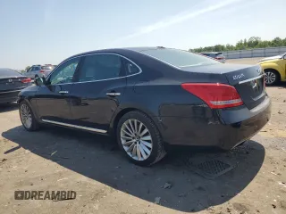 2016 Hyundai Equus Signature with VIN KMHGH4JH4GU101902, listed as a Copart auction lot 61669105 with 115,481 mi miles and Salvage title. Bid and sale history available at DreamBid. Image 2.