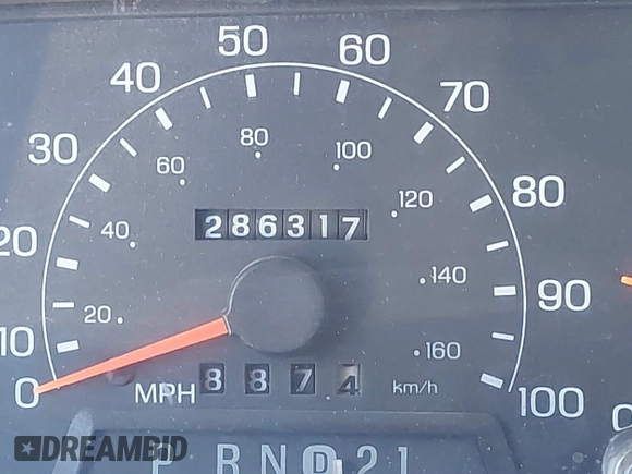 2001 Ford Super Duty F-250 XL with VIN 3FTNW21F21MA21921, listed as a IAAI auction lot 41503819 with 286,317 mi miles. Bid and sale history available at carsss.com. Image 15.