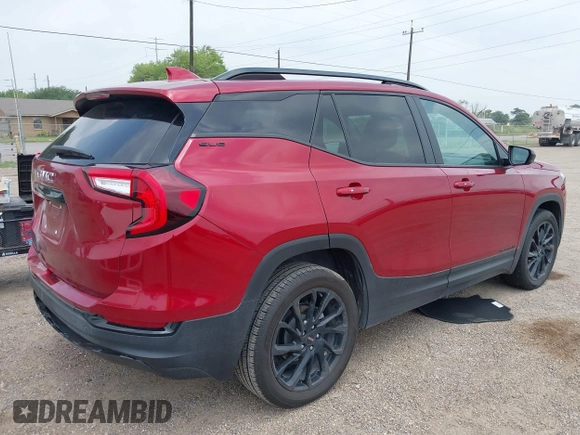 2024 GMC Terrain SLE with VIN 3GKALMEG8RL325427, listed as a IAAI auction lot 42172623 with Not provided miles and . Bid and sale history available at DreamBid. Image 4.
