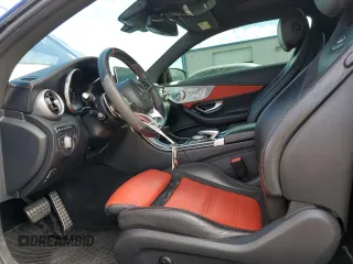 2017 Mercedes-Benz C 63 S AMG with VIN WDDWJ8HB4HF369941, listed as a Copart auction lot 77684344 with 76,231 mi miles and Salvage Title. Bid and sale history available at carsss.com. Image 7.